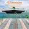 Serenelife 4 Bow Bimini Top, SLBT472G SLBT472G - alternate 1